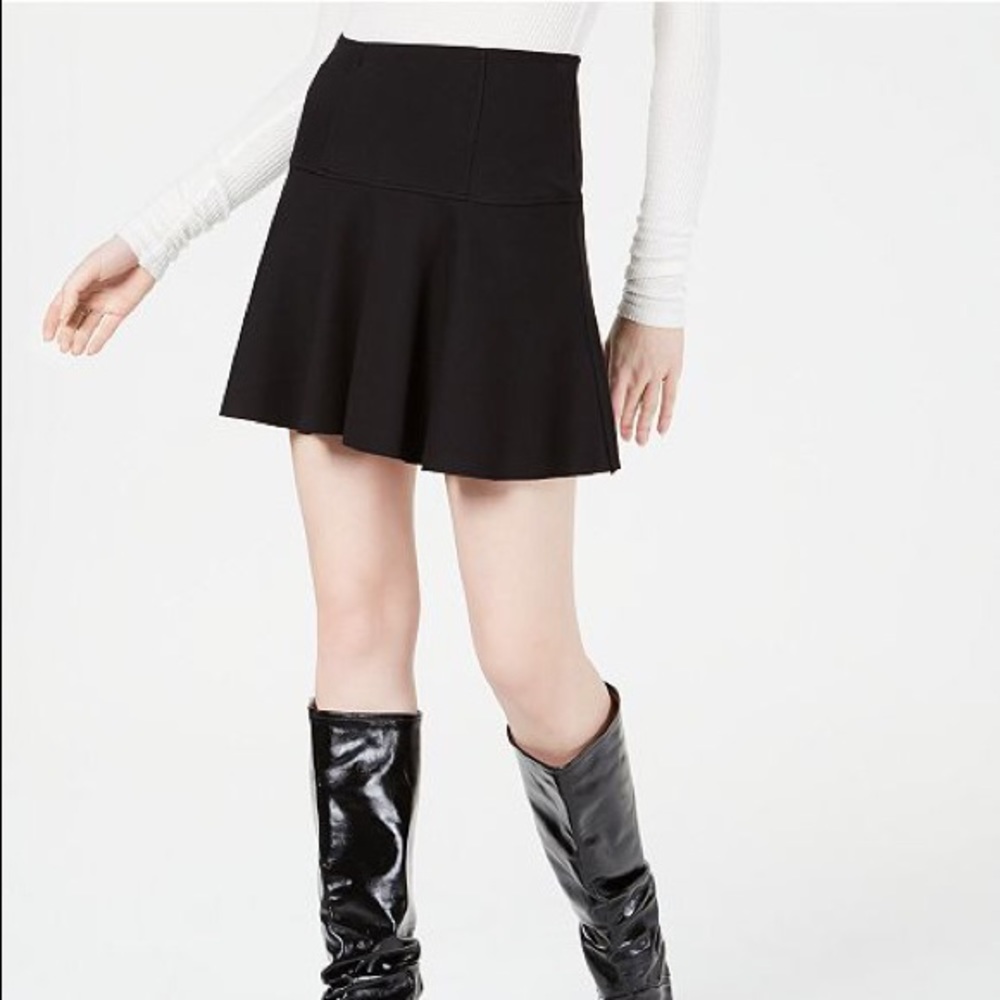 Free People Black Mini Skirt